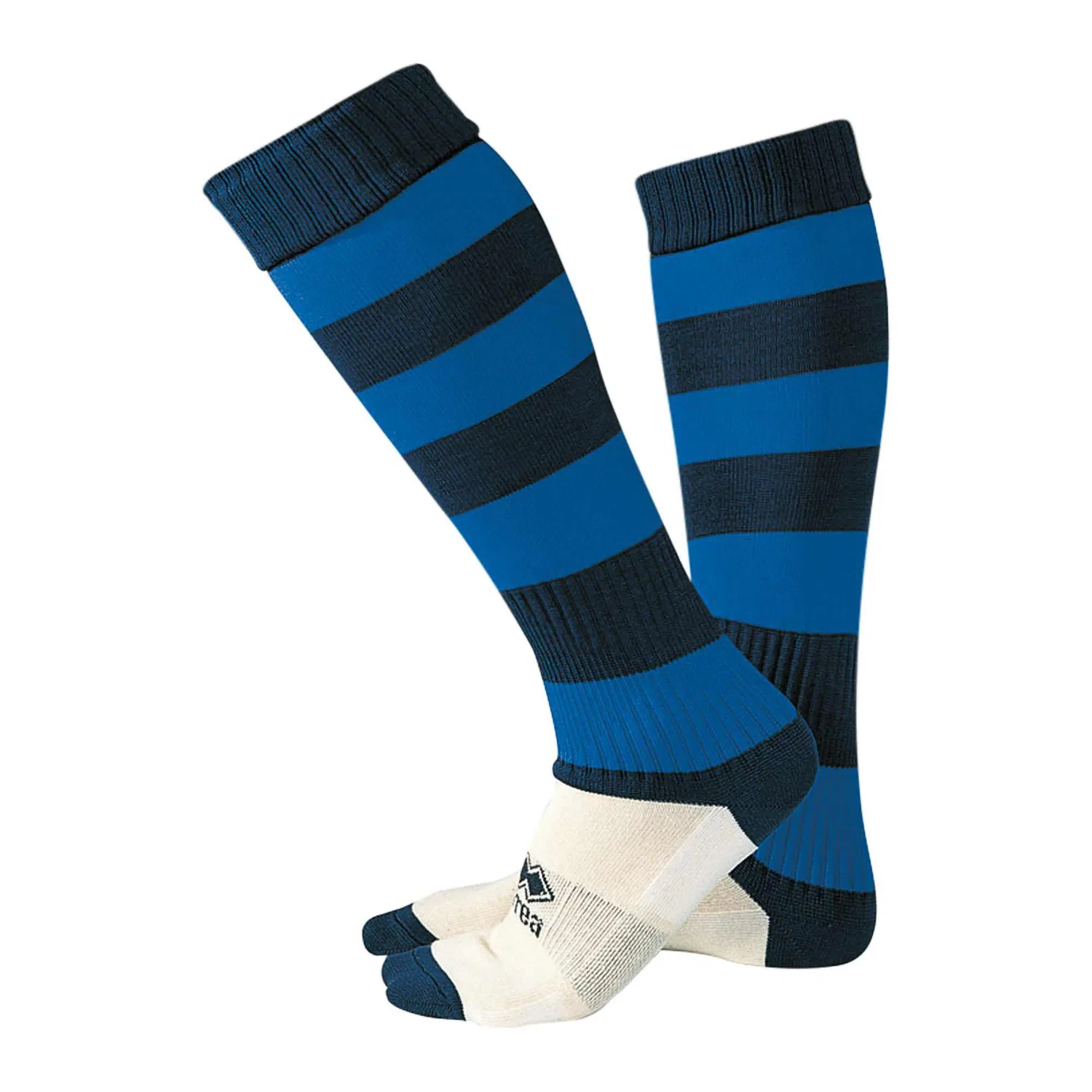 Детские носки с полосатым дизайном Errea Junior Socke 2003, Blau Hellblau