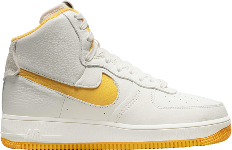 Кроссовки Nike Wmns Air Force 1 Sculpt 'Phantom Yellow Ochre', кремовый - фото