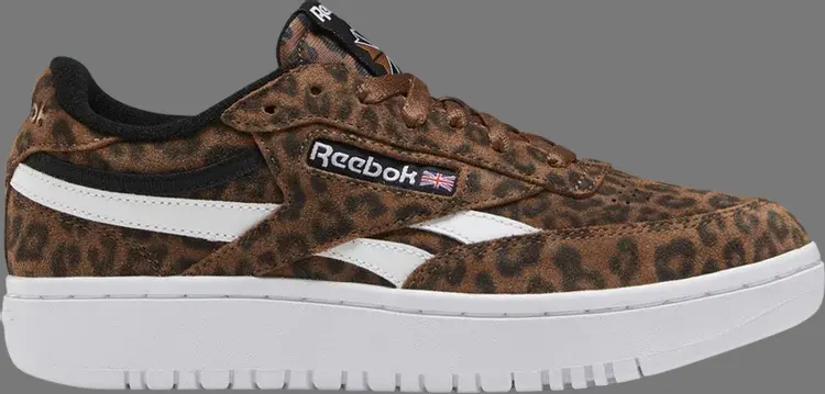 

Кроссовки wmns club c double revenge 'animal print' Reebok, коричневый