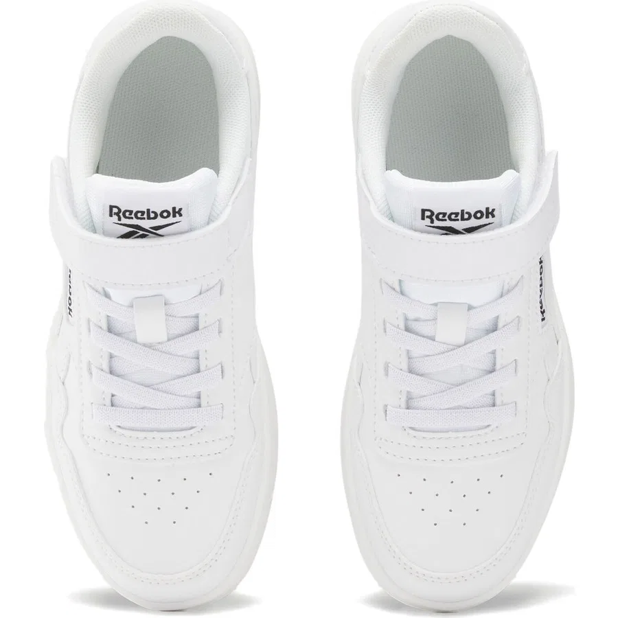 Кроссовки детские с эластичной шнуровкой Court Advance Elastic Lac Reebok, Кирпично-белый — фото 4