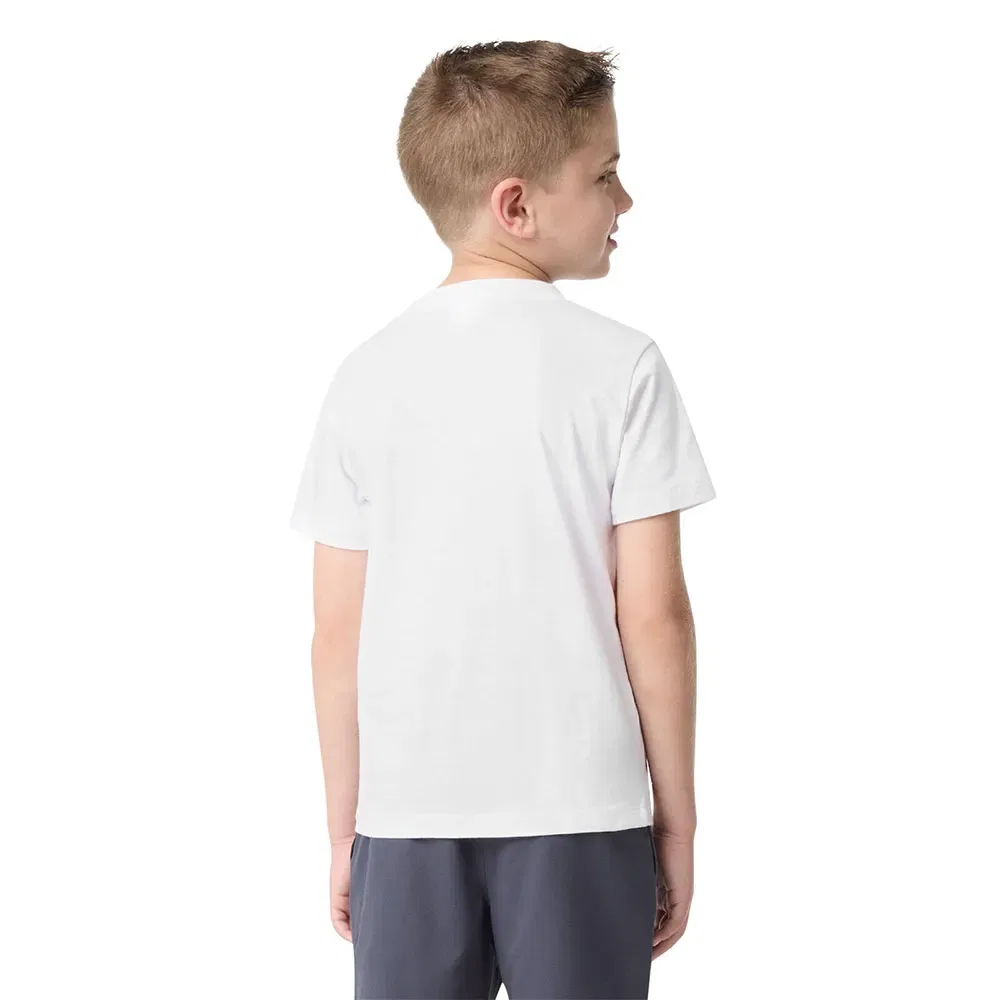 Детская футболка для мальчиков с коротким рукавом Lacoste, White — фото 2