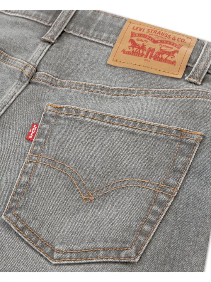Шорты джинсовые детские Levi'S Kids, серый — фото 3