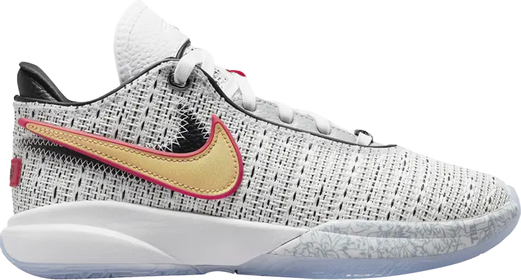 

Кроссовки Nike LeBron 20 GS 'The Debut', белый