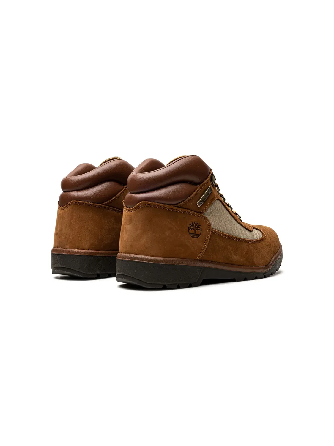 Детские ботинки на шнуровке Timberland, коричневый — фото 3