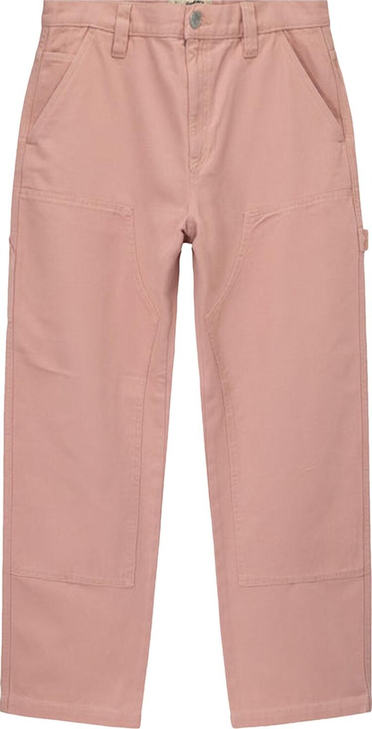

Брюки Stussy Canvas Work Pant 'Salmon', розовый