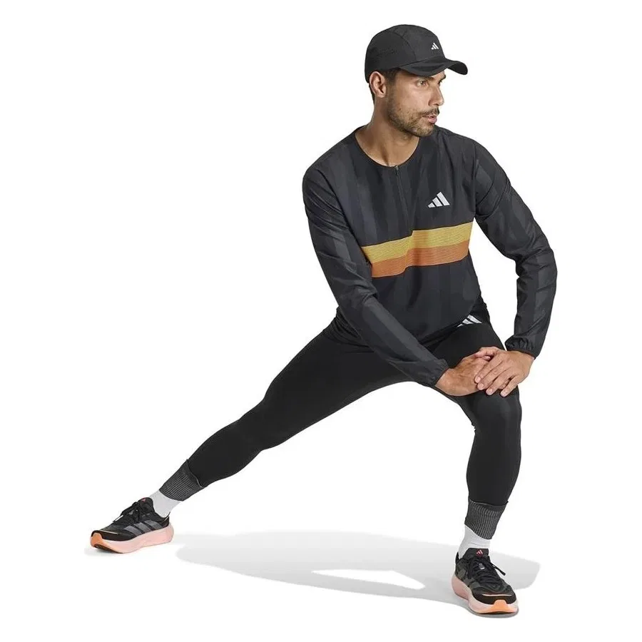 Спортивный свитшот с длинным рукавом adidas, Черный — фото 4