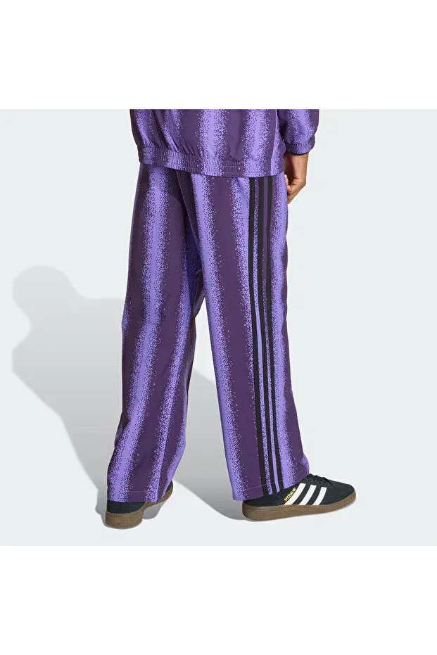 Детские спортивные штаны для девочек с принтом Minecraft sst kids' sweatpants Adidas, Purple — фото 2