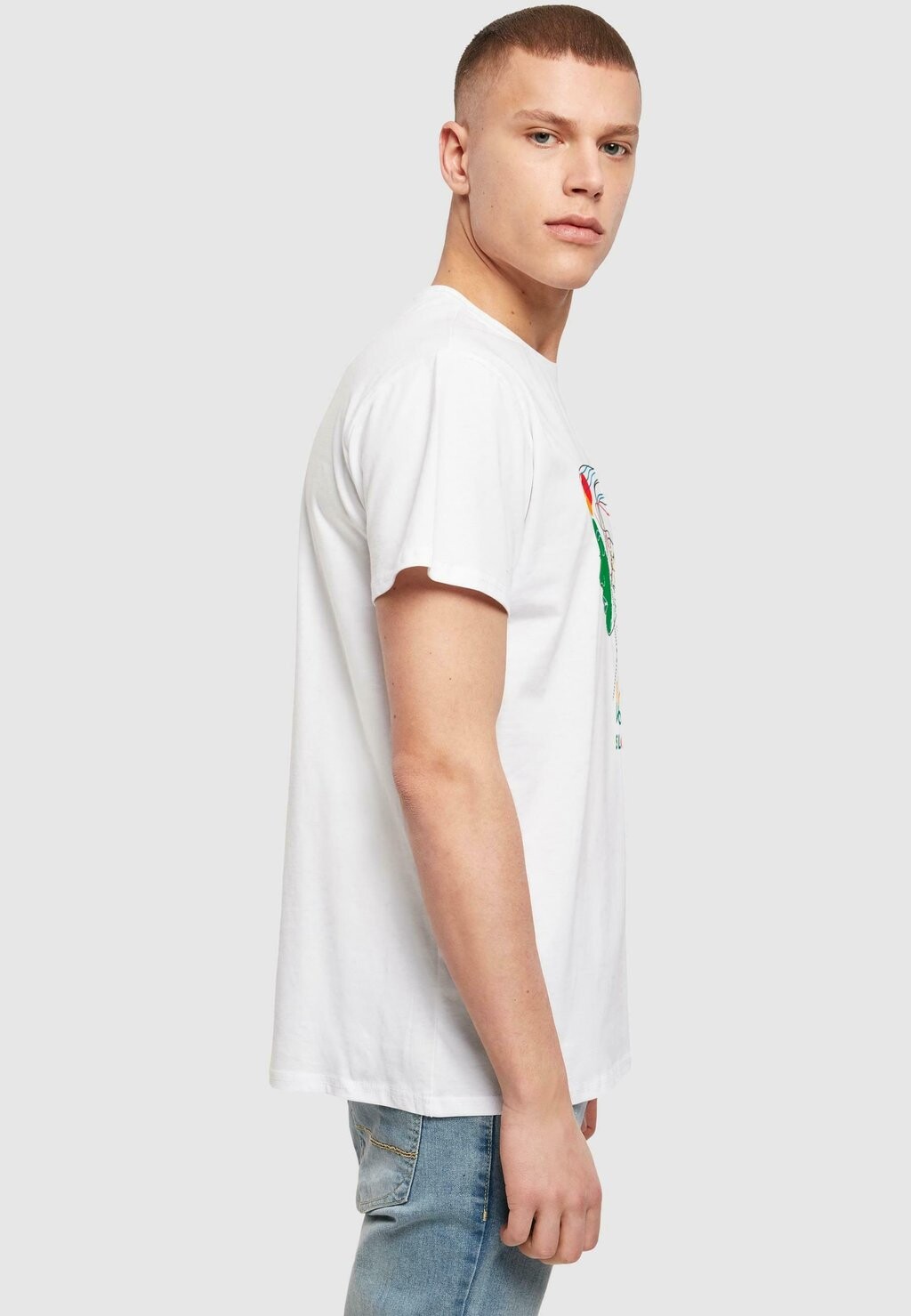 

Футболка с принтом LOVE IS LOVE OVERSIZED Merchcode, белый