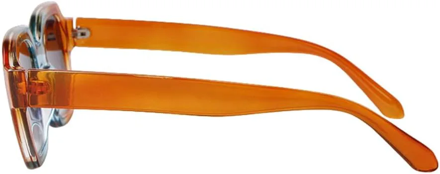 

LVTFCO Модные солнцезащитные очки для женщин и мужчин с леопардовым принтом, градиентные, с защитой от УФ-излучения UV400, прямоугольные, ярких цветов, C7