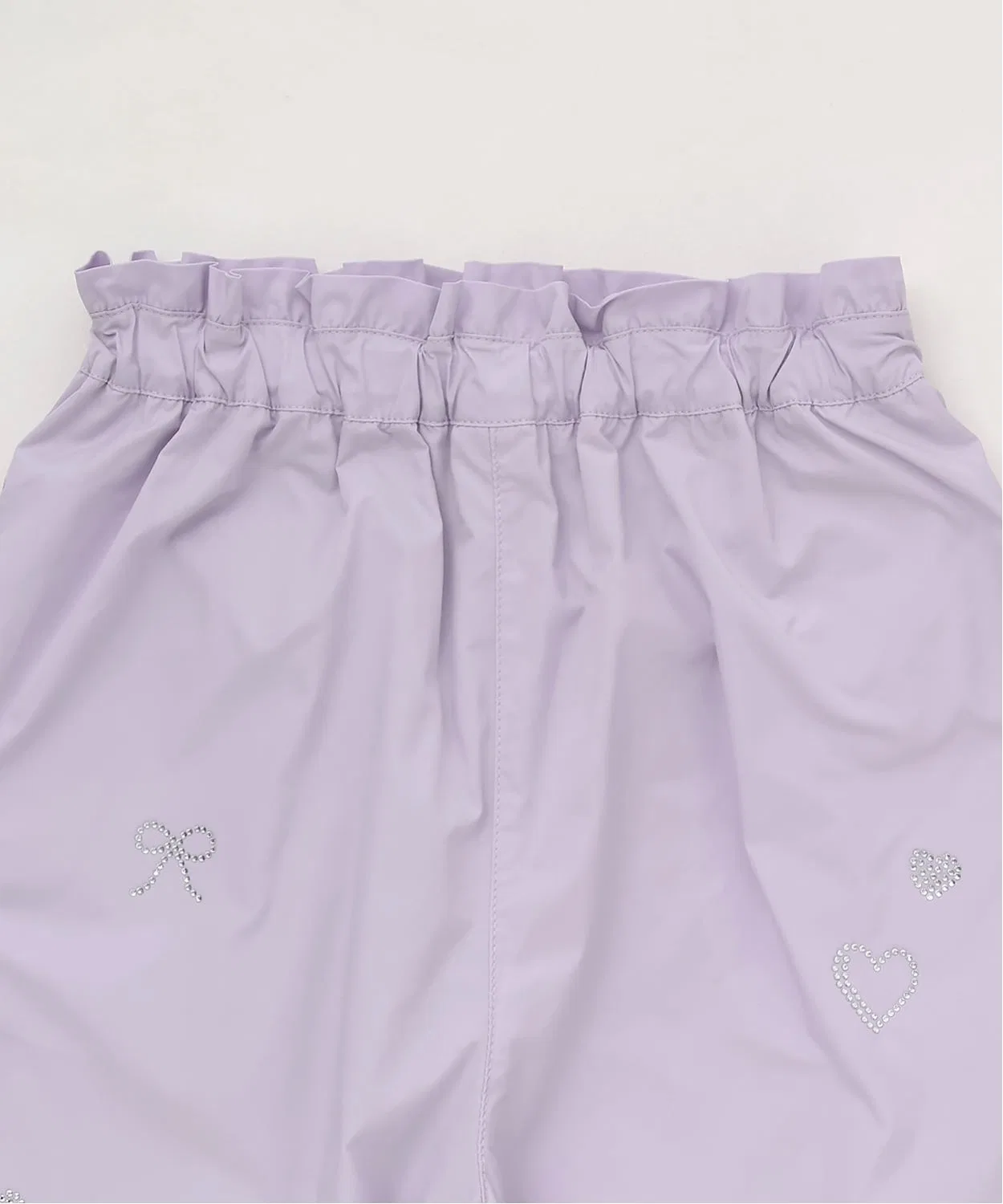 Детские шорты с принтом, с боковыми лентами, модель Kirakira, mezzo piano, Off White — фото 3