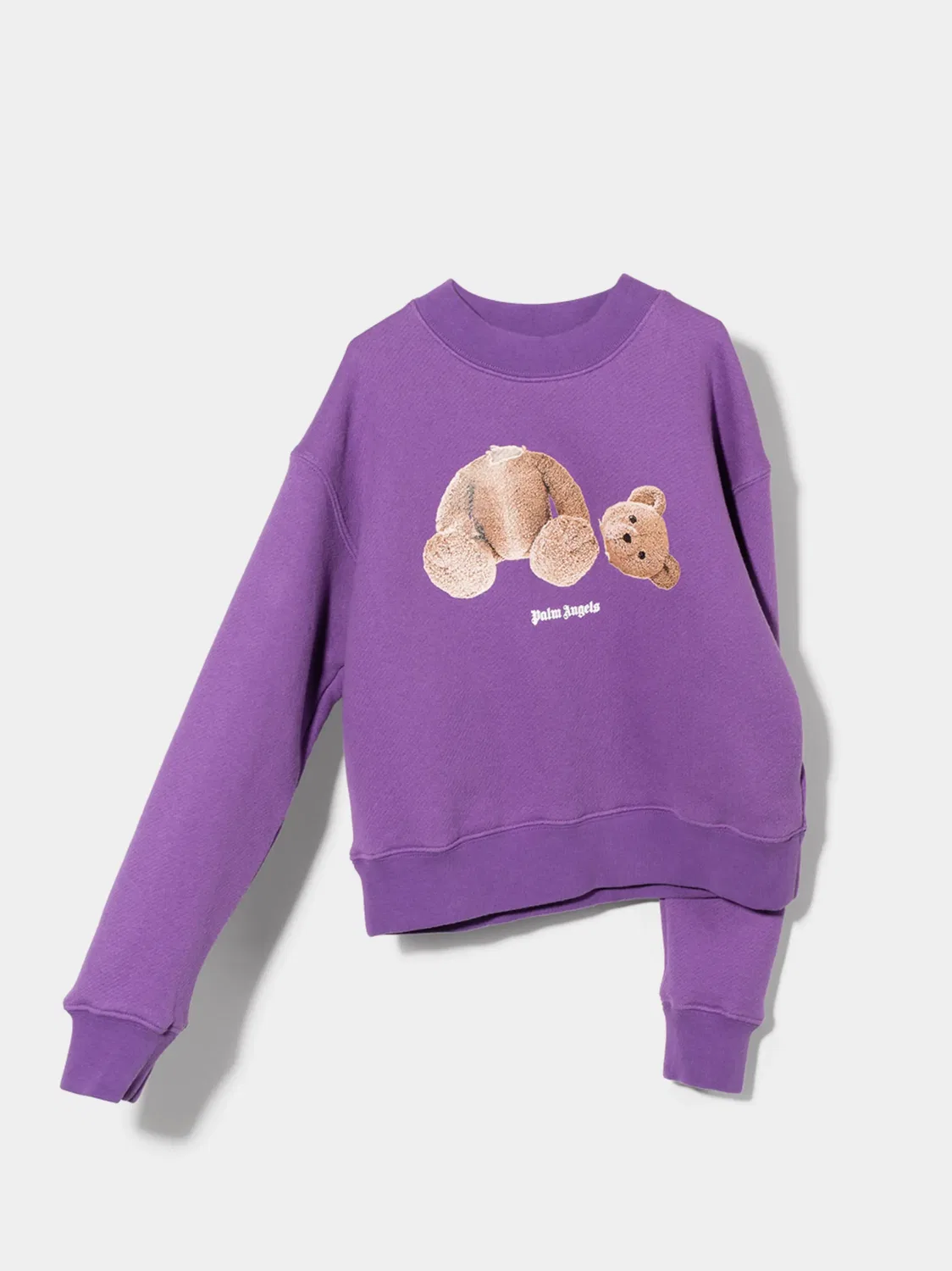 Толстовка Bear Palm Angels Kids, фиолетовый — фото 3