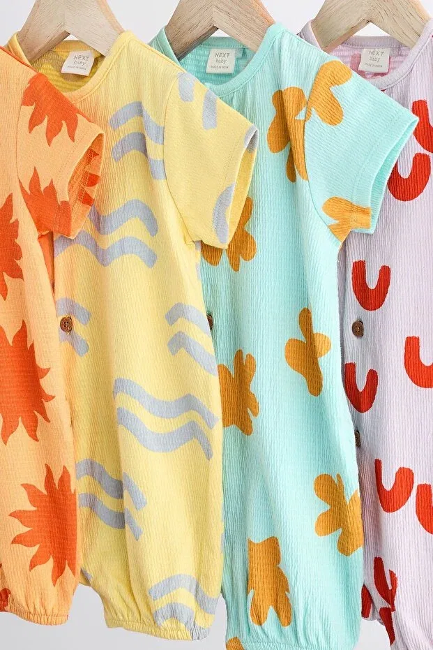 Детское боди-комбинезон с принтом Next Baby, Orange — фото 4