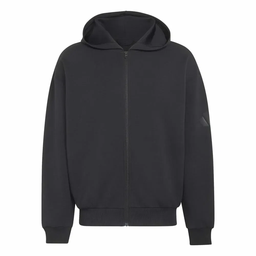 Мужской свитшот с молнией Soft Lux Adidas, Black — фото 3