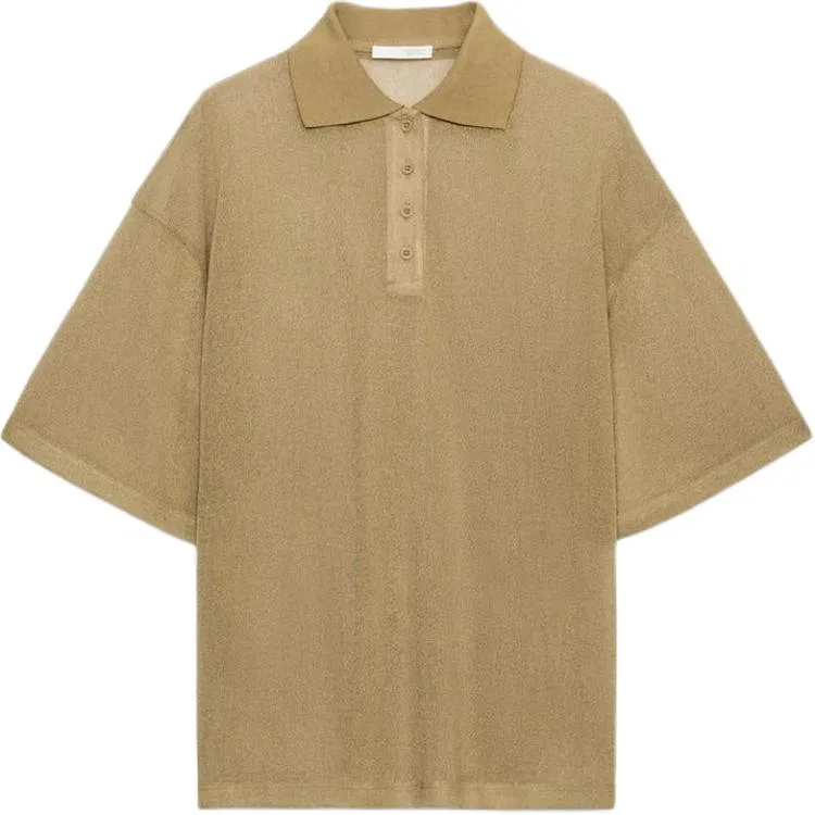 Женский джемпер с отложным воротником Olive Green ZARA, Olive Green