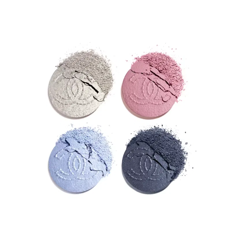 Женский набор косметики 4 цвета с джинсовой сумкой CocoJean CHANEL, Denim — фото 4
