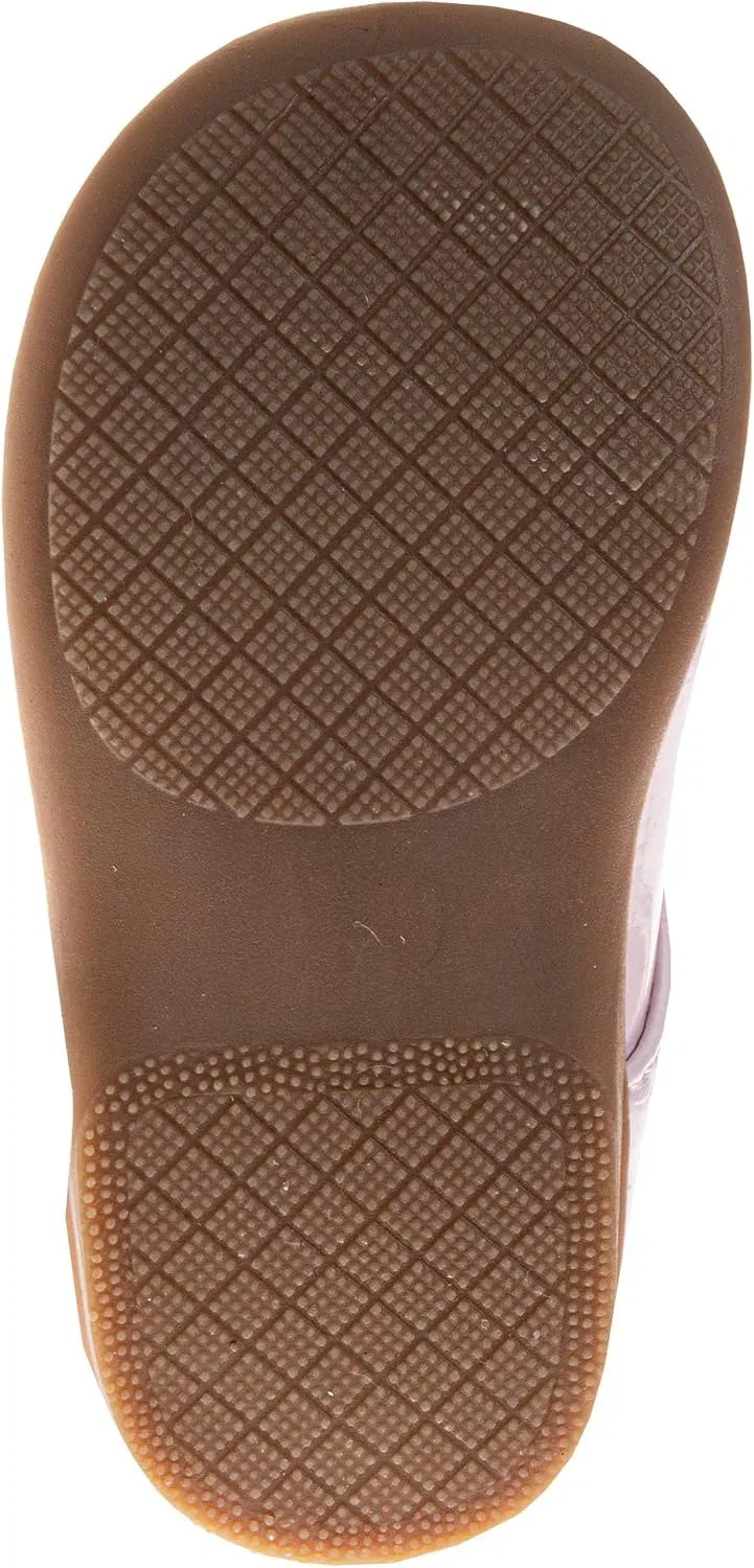 Детские туфли Мэри Джейн для девочек с бантом Josmo, Blush Patent — фото 4