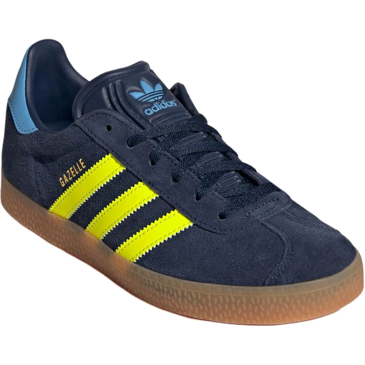 Adidas Originals GAZELLE Abrasion Resistant Low top Детские скейтбординг кроссовки Blue — фото 4