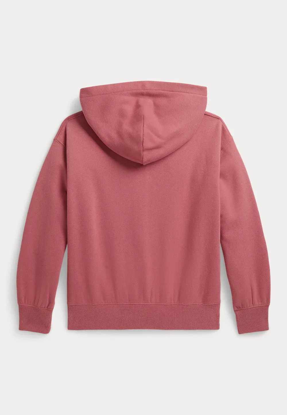 Флисовая толстовка на молнии, размер 7-14 лет - свитшот на молнии Polo Ralph Lauren, Canvas Pink — фото 2
