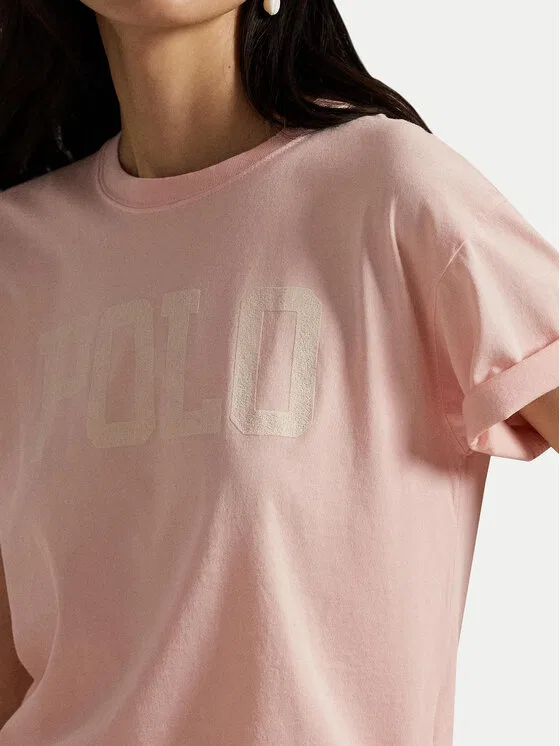 Футболка regular fit Polo Ralph Lauren, коралловый — фото 4