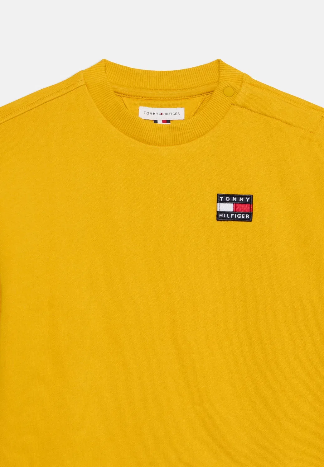 Свитшот с круглым вырезом в стиле «Флаг и наследие» унисекс Tommy Hilfiger, Countryside Yellow — фото 3