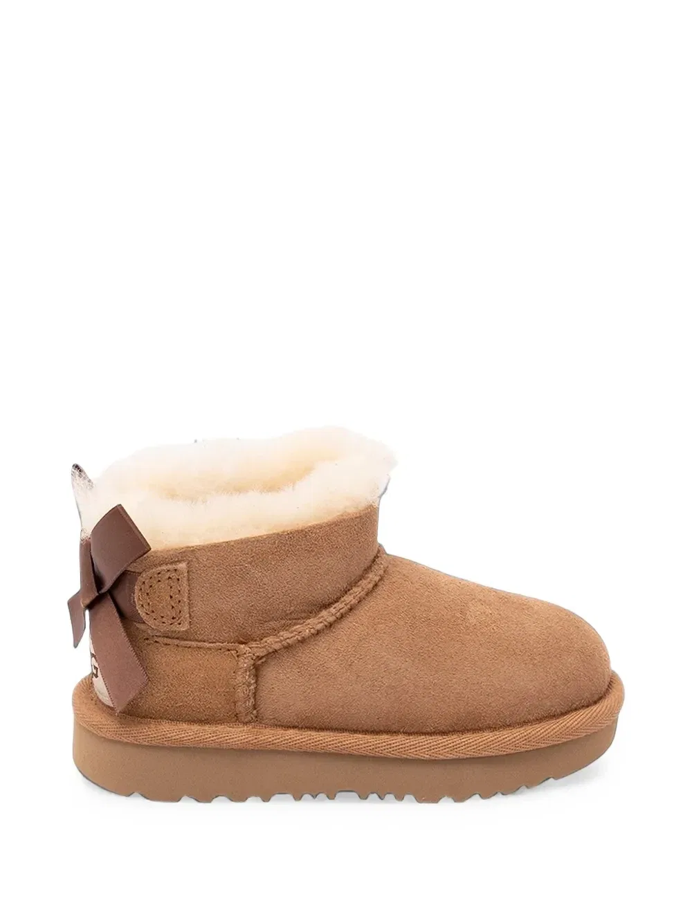 Ультра мини-ботинки Bailey Bow UGG Kids, коричневый