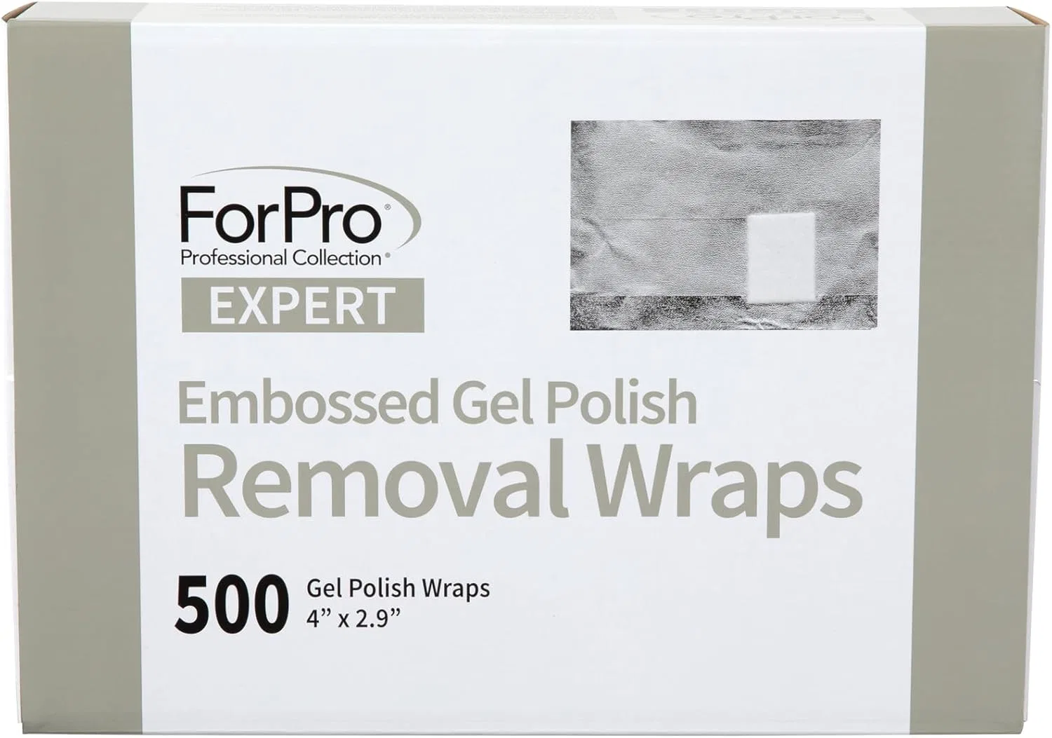 Салфетки для снятия гель-лака ForPro Professional Collection, 500 шт. — фото 3