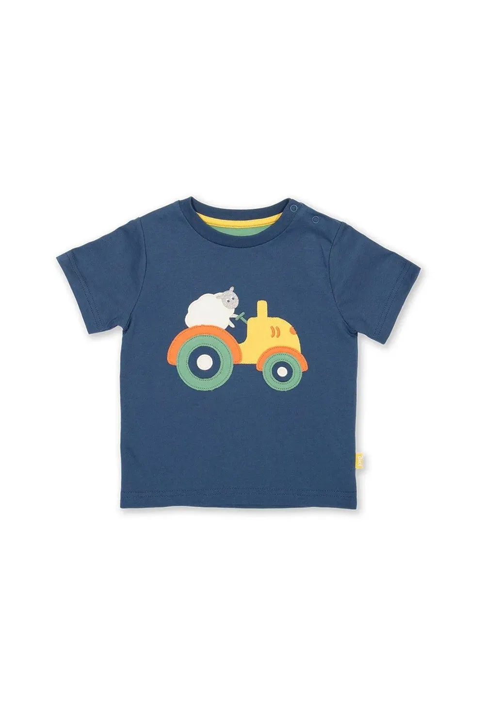 Детская футболка с принтом Farmer Baa Baa Kite, Navy