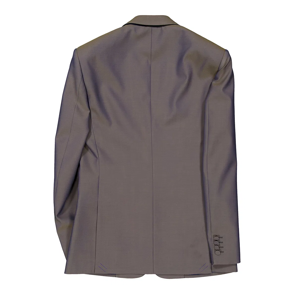 Пиджак шерстяной с эффектом иридесценции Iridescent-Effect Wool Blazer Burberry, Multi-Color Two Tone — фото 3
