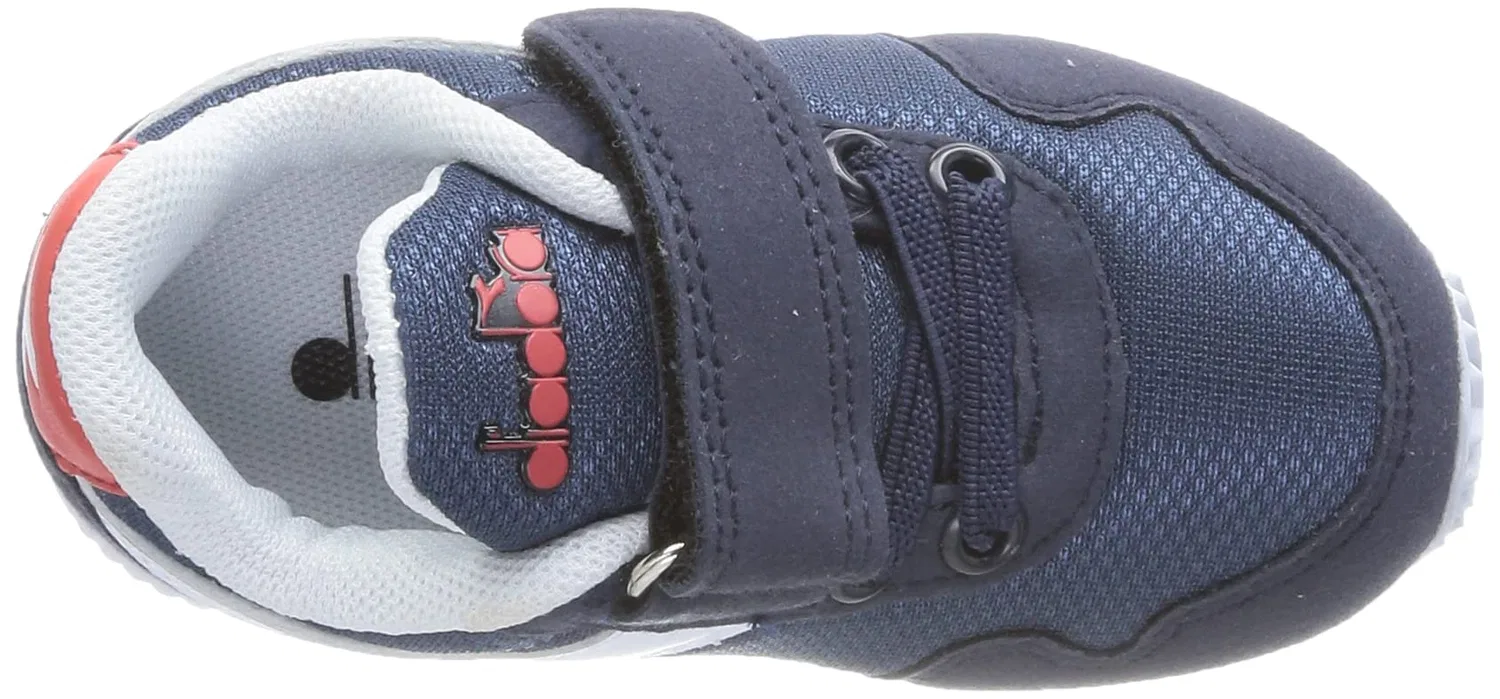 Детские кроссовки для мальчиков с липучкой Simple Run Td Diadora, Ensign Blue — фото 3