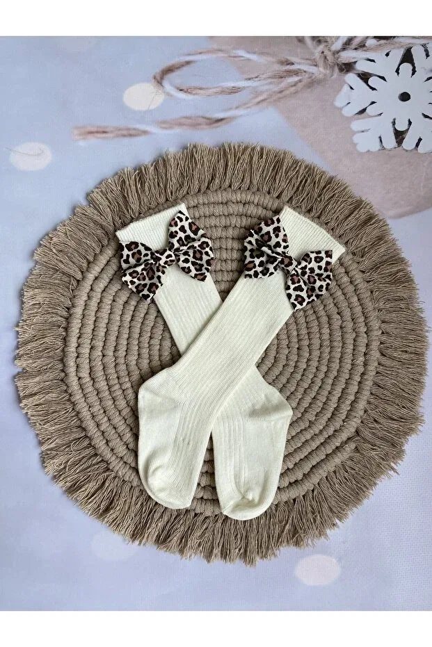 Детские носки для девочек с принтом Mini Kids Baby, Nude Color