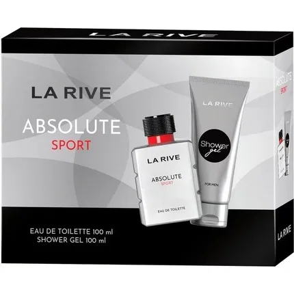 Набор: туалетная вода и гель для душа La Rive Absolute Sport For Man, 100 мл + 100 мл