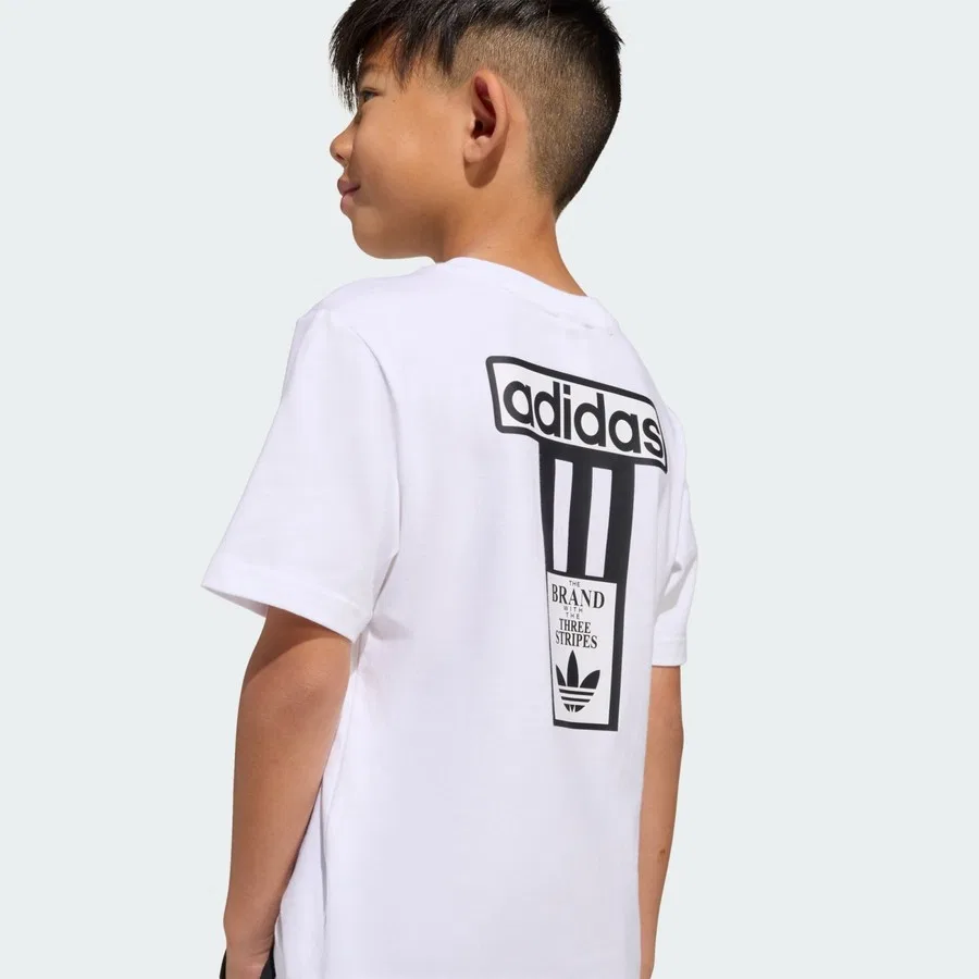 Комплект спортивной одежды Adidas Originals Adibreak T-Shirt, Бело-черный — фото 4