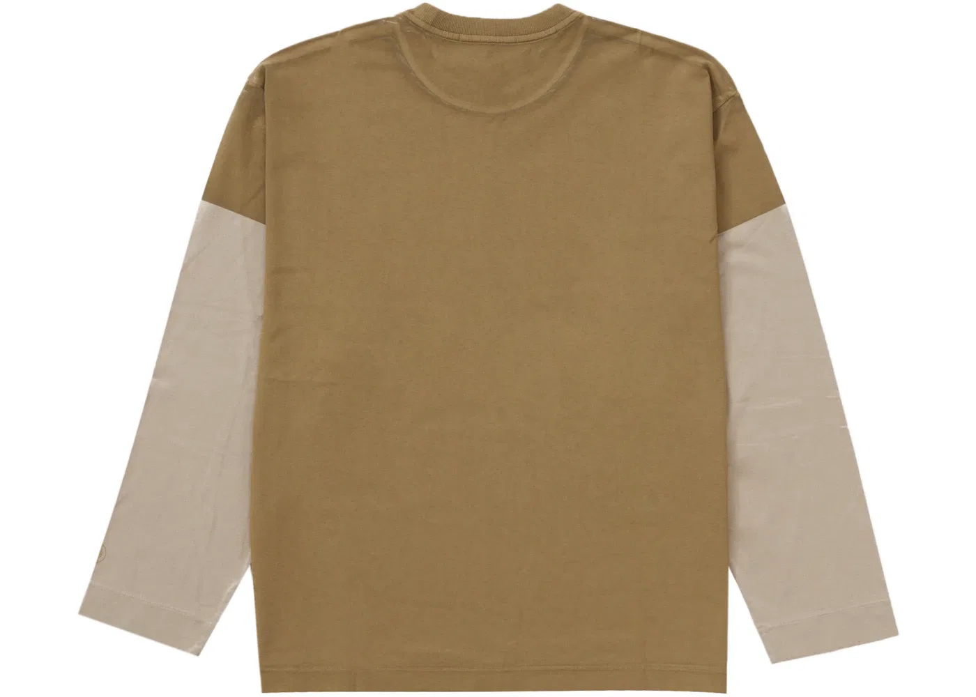 Мужская футболка с длинным рукавом Supreme Stone Island Top, Tan — фото 2