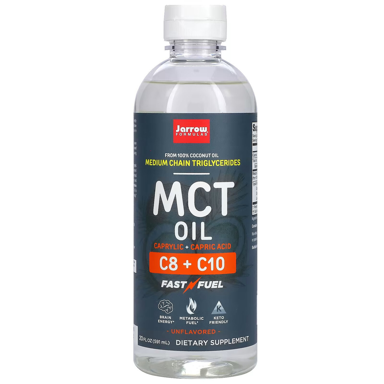 

Jarrow Formulas, масло MCT, с нейтральным вкусом, 591 мл (20 жидк. унций)