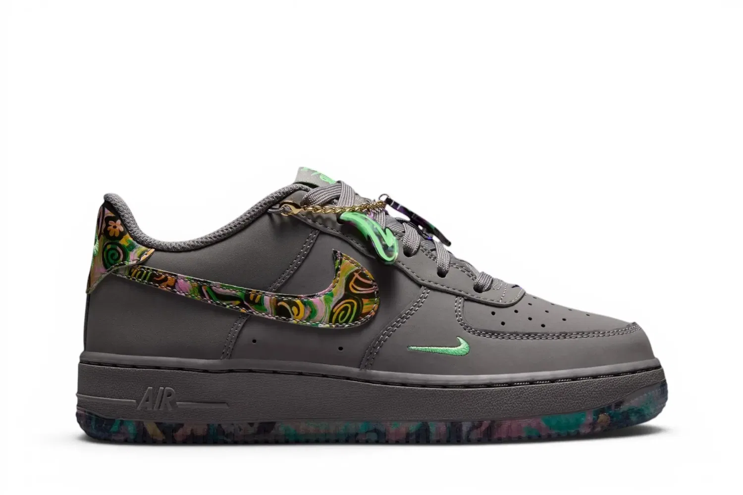 Кроссовки Andrea Bergart x Nike Air Force 1 Low GS, серый