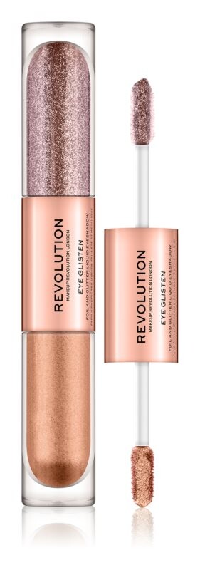 

Жидкие тени для век Makeup Revolution Eye Glisten, оттенок Yours Truly 2x2,2 мл
