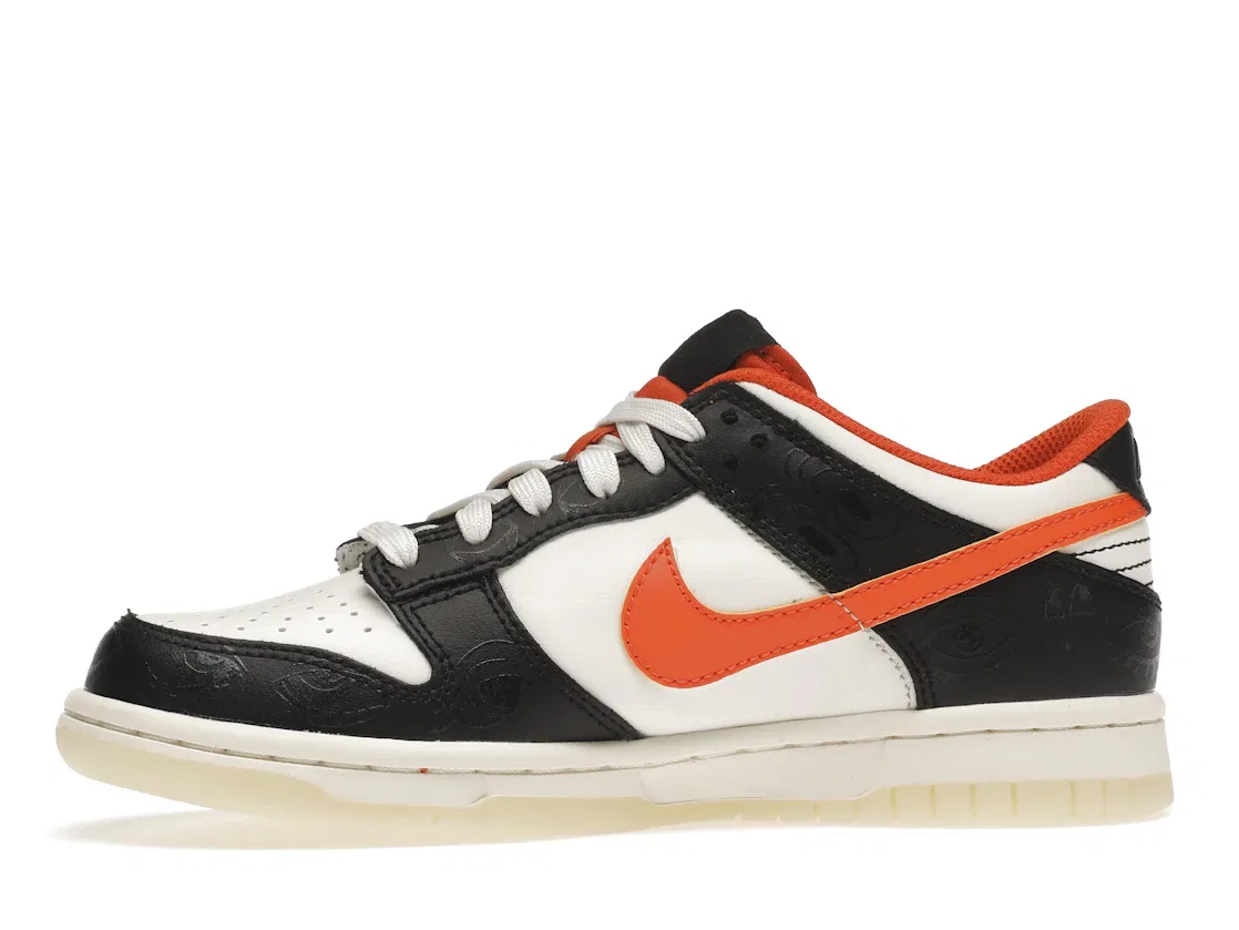 Детские кроссовки Lifestyle с подсветкой Nike Dunk Low PRM, Sail/Starfish/Black — фото 3
