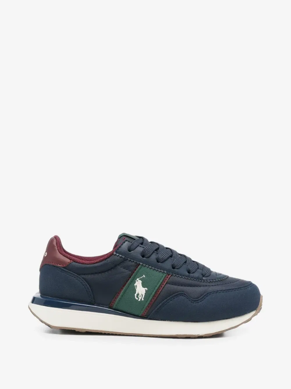 Кроссовки Train 89 Sport II с вышитым логотипом POLO RALPH LAUREN KIDS, синий