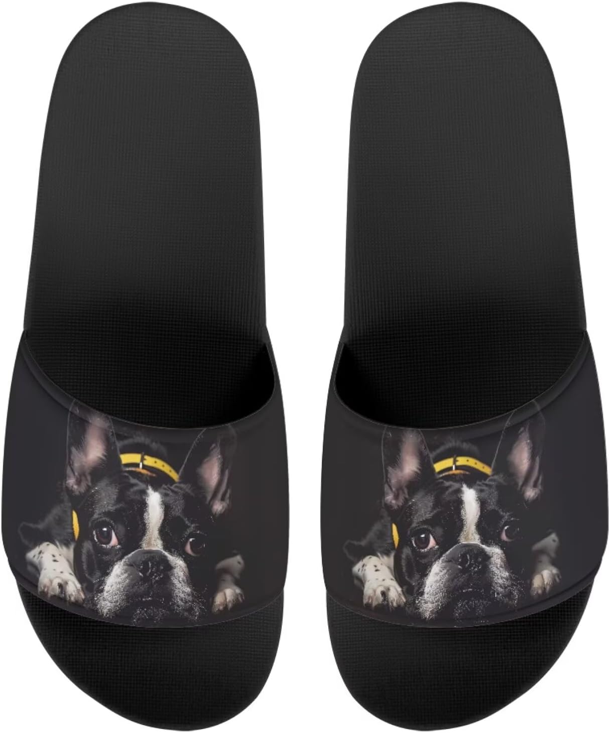 

Женские шлепанцы, Женские сандалии без застежек, Принт с собакой, Удобные и легкие, Летние домашние тапочки, Для пляжа, дома, улицы, отеля и спортзала Getelinseng, Bull Dog