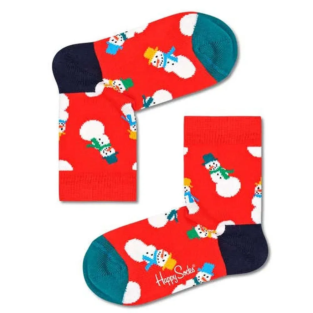 Носки Snowman Happy Socks, красный