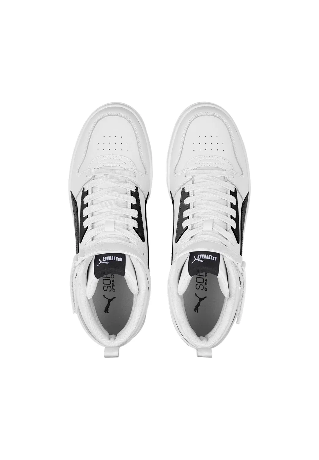 Детские кроссовки высокие с липучкой Puma RBD GAME, Schwarz — фото 4