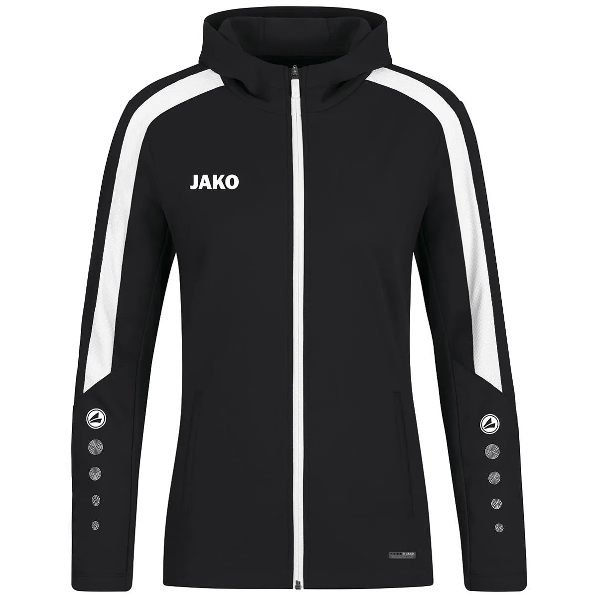 Детское худи с контрастной вставкой Power Jako, Schwarz