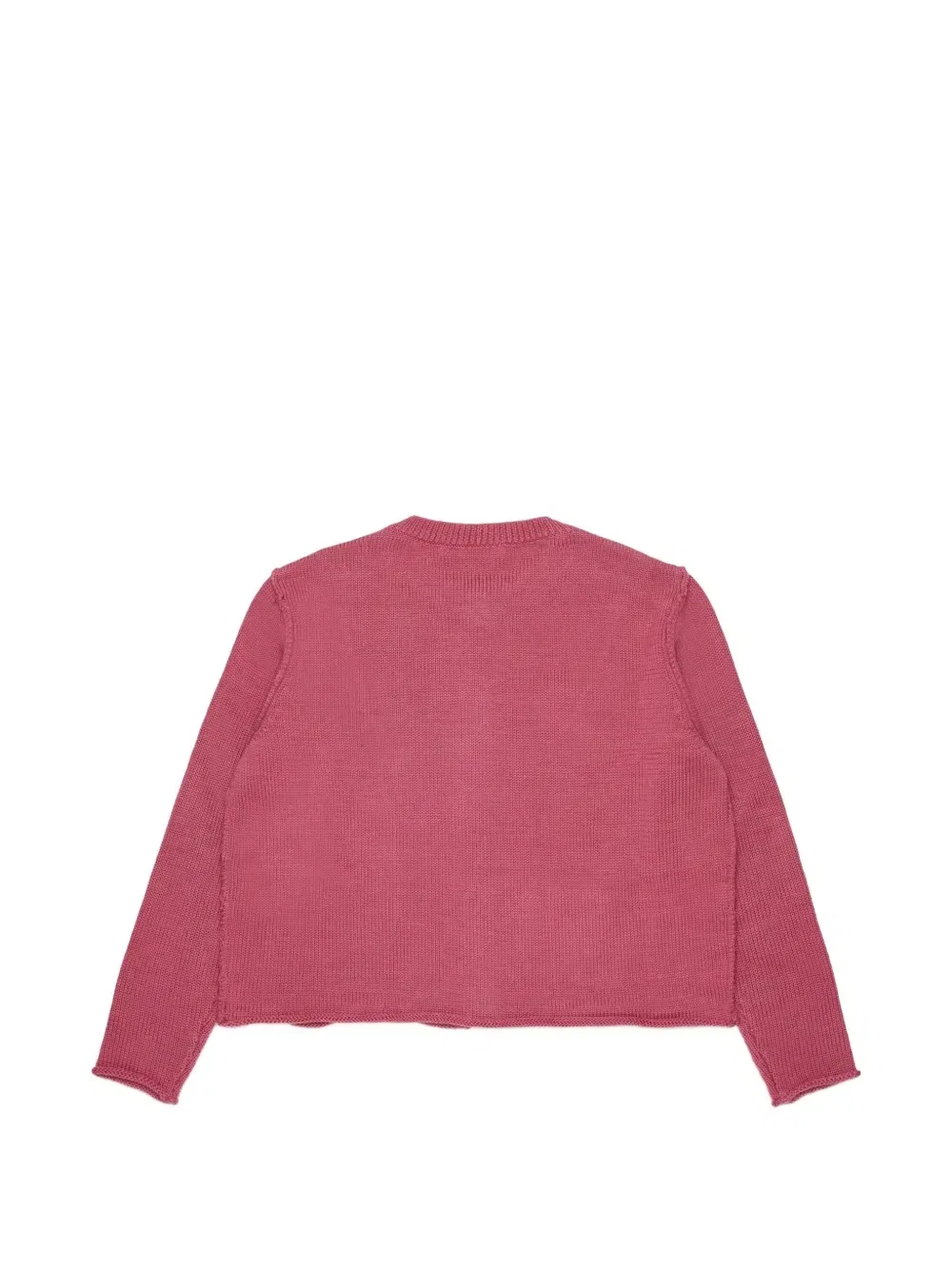 Кардиган с вышитым логотипом Marni Kids, розовый — фото 2