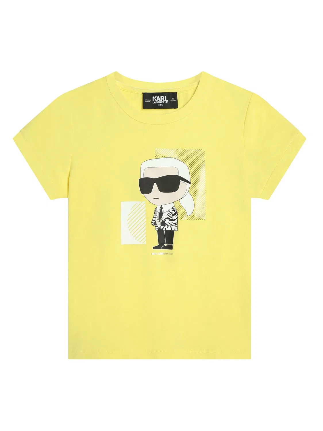 Футболка K/Ikonik из джерси Karl Lagerfeld, лимонный желтый