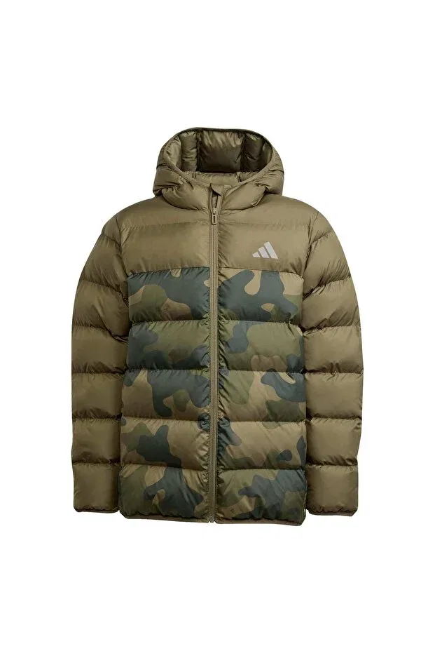 Детская спортивная куртка с принтом для девочек Adidas, Green — фото 3