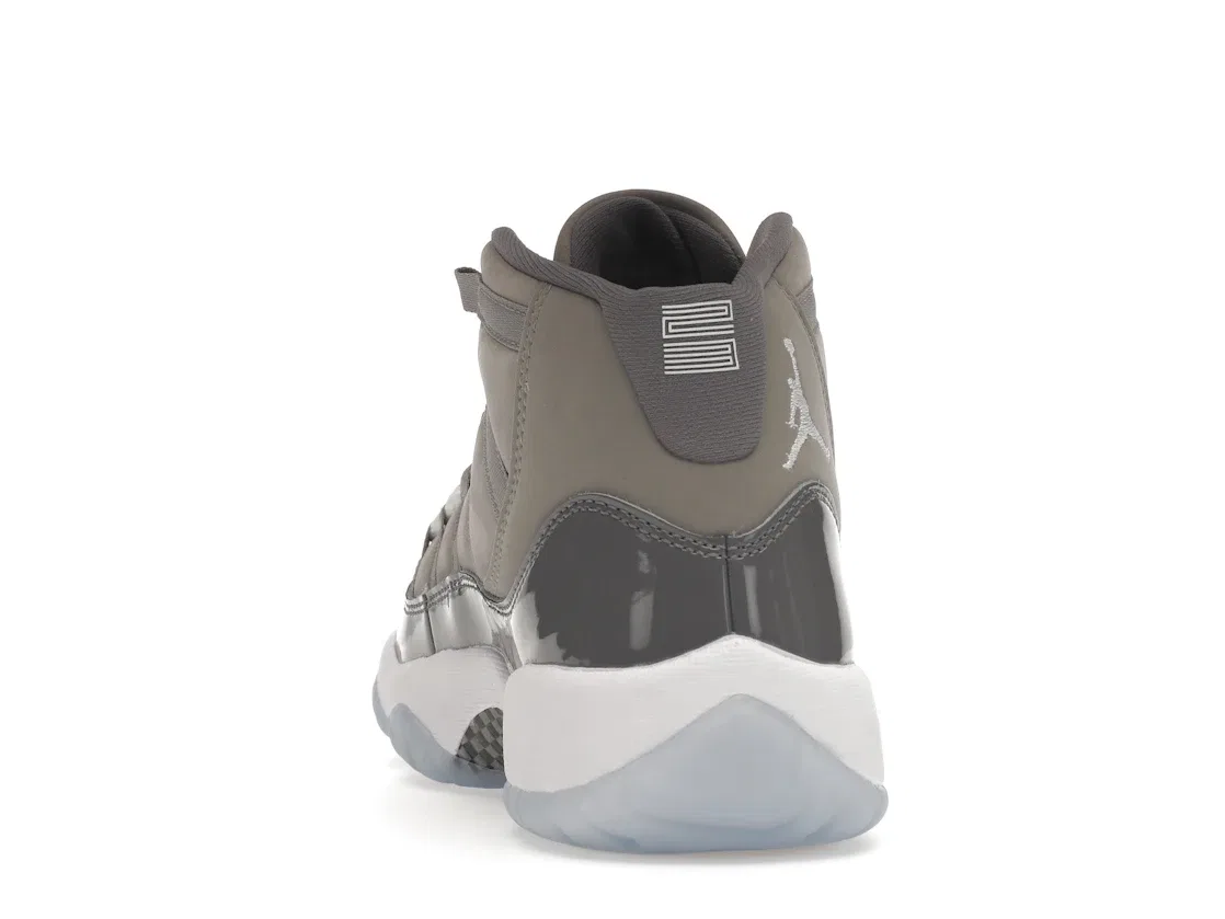 Детские кроссовки Lifestyle с верхом из нубука Jordan 11 Retro Cool Grey (2021) (GS), Medium Grey/Multi-Color/Multi-Color — фото 4
