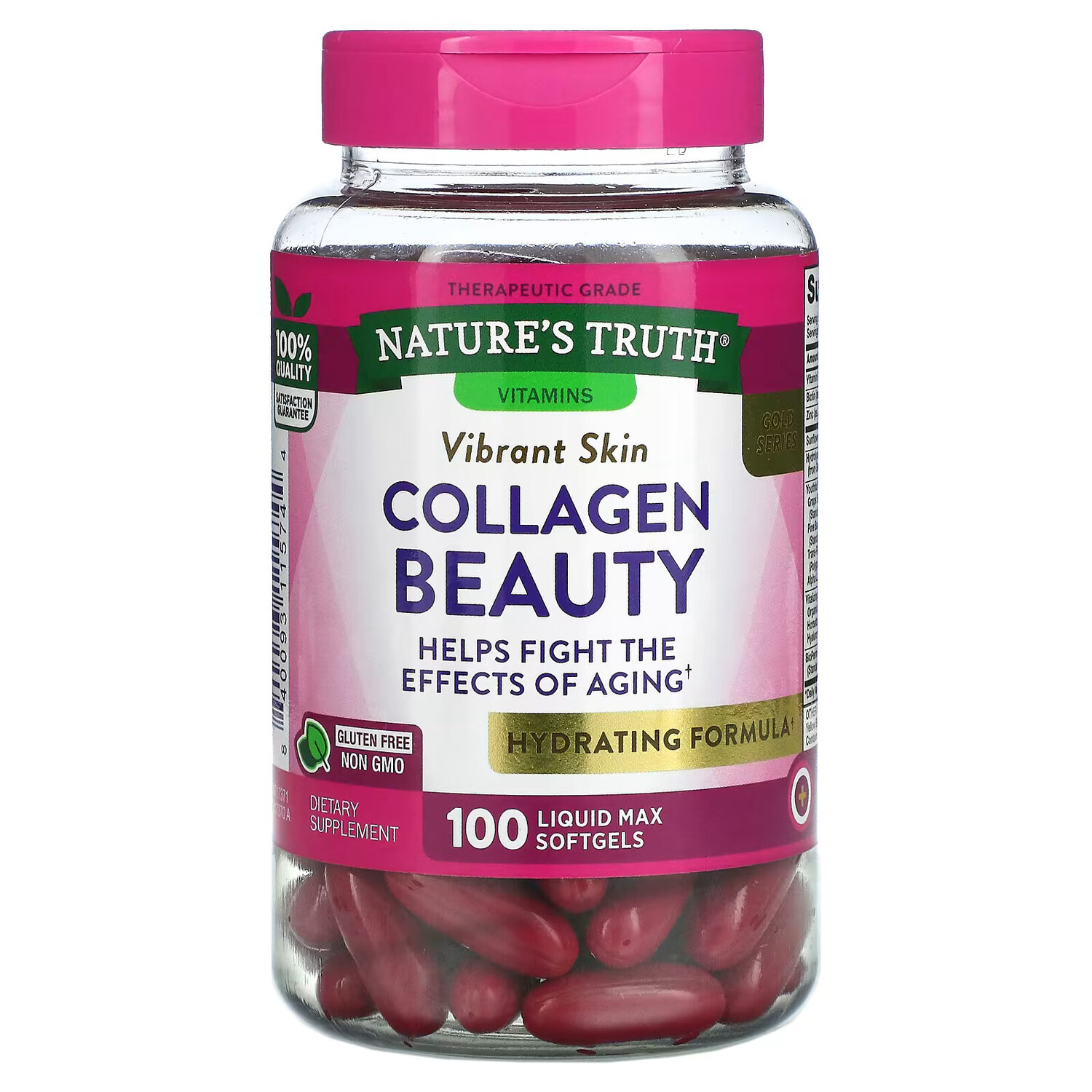 

Nature's Truth, Collagen Beauty, 100 капсул Liquid Max