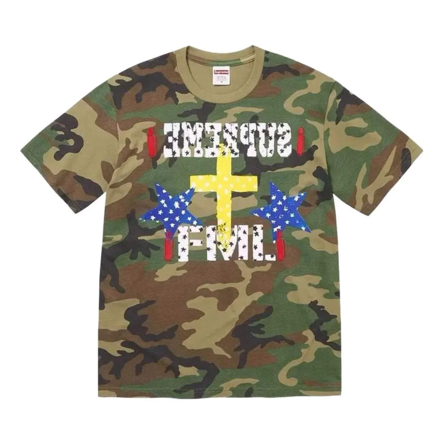 Мужская футболка с принтом FML Supreme, зеленый