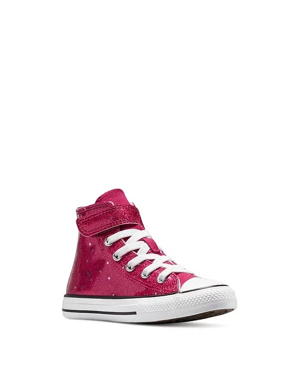 Детские спортивные кроссовки Chuck Taylor All Star Glitter Easy On для девочек - для малышей. Converse, красный