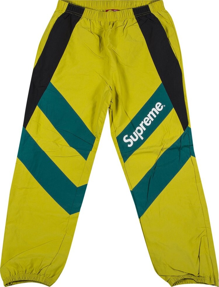 

Брюки Supreme Paneled Track Pant 'Light Gold', золотой, Желтый, Брюки Supreme Paneled Track Pant 'Light Gold', золотой